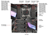 MSI Creator X299 LGA 2066 Intel X299 SATA 6Gb/s Extended ATX Intel Motherboard