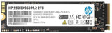 HP EX950 M.2 2TB PCIe 3.1 x4 NVMe 3D TLC NAND Internal Solid State Drive