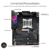 ASUS ROG STRIX X299-E GAMING II ATX Gaming Motherboard (Intel X299) LGA 2066, Wi-Fi 6 (802.11ax), 2.5 Gbs LAN, 8x DIMM Max. 256GB, USB 3.2 Gen 2, 8x SATA, 3x M.2, OLED and Aura Sync RGB