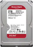 WD Red 2TB NAS Internal Hard Drive - 5400 RPM Class, SATA 6 Gb/s, SMR, 256MB Cache