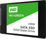 WD Green 120GB Internal PC SSD - SATA III 6 Gb/s, 2.5"/7mm