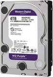 WD Purple 4TB Surveillance Hard Drive - 5400 RPM Class, SATA 6 Gb/s, 64 MB Cache