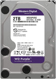 WD Purple 2TB Surveillance Hard Drive - 5400 RPM Class, SATA 6 Gb/s, 64 MB Cache