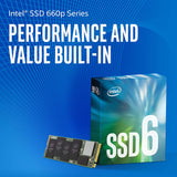 INTEL 660P M.2 1TB PCIE 3.0 x4 Read: 1800MB/s; Write: 1800MB/s Solid State Drive