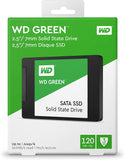 WD Green 120GB Internal PC SSD - SATA III 6 Gb/s, 2.5"/7mm