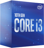 Intel® Core™ i3-10100 Desktop Processor 4-Core 8-Thread up to 4.3 GHz LGA 1200 (Intel® 400 Series chipset)
