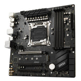 MSI X299M-A PRO AC Socket LGA 2066 Intel X299 Chipset - Dual Channel DDR4 4266+(OC), PCI-E 3.0, SATA 6.0Gb/s, M.2 - USB 3.1, mATX Motherboard, Wi-Fi