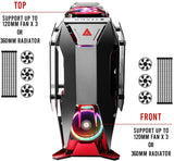 Antec Torque Black/ Red Aluminum ATX Mid Tower Computer Case/ Winner of IF Design Award 2019