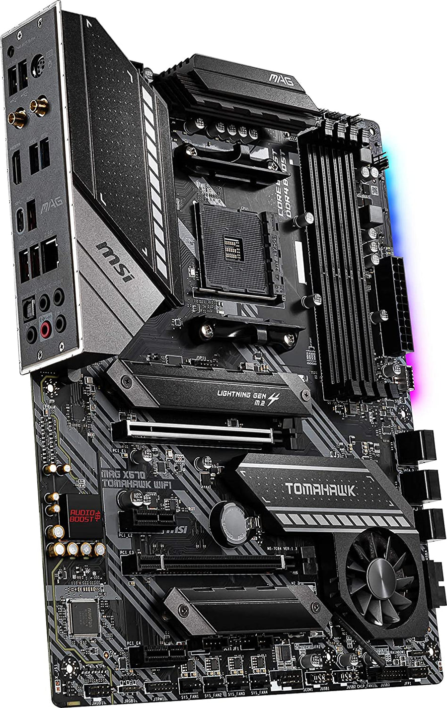 MSI X570マザボ＆Ryzen7 3700X CPU＆ファン＆32Gメモリー MSI MAG X570 Tomahawk WiFi Motherboard – RaidBox