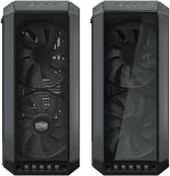 Cooler Master MasterCase H500 ATX Mid-Tower Tempered Glass Side Panel, Transparent Front Option, Carrying Handle & 2X 200mm RGB Fans