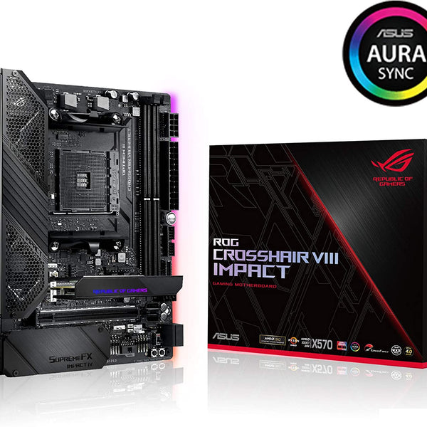 ROG x570 crosshair viii impact CPUセット Asus ROG X570 Crosshair VIII Impact Mini-DTX SFF Gaming