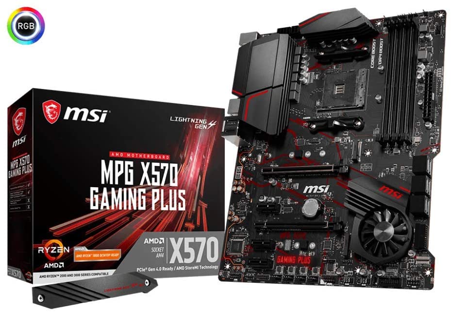 MSI Performance Gaming Plus X570 AM4 ATX Motherboard