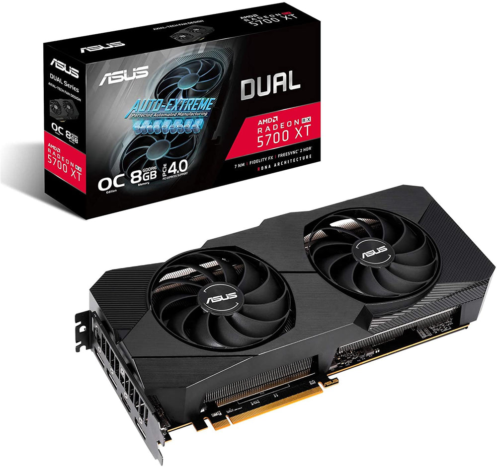 ASUS DUAL AMD Radeon RX 5700 XT EVO OC Edition Gaming Graphics Card