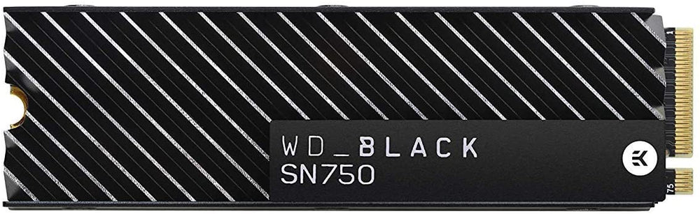 WD_Black SN750 500GB NVMe Internal Gaming SSD with Heatsink - Gen3 PCIe, M.2 2280, 3D NAND