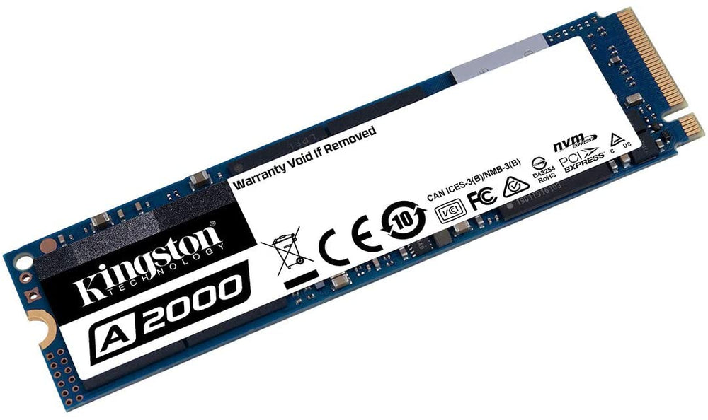 Kingston 1000GB A2000 M.2 2280 NVMe PCIe Gen 3.0 x4