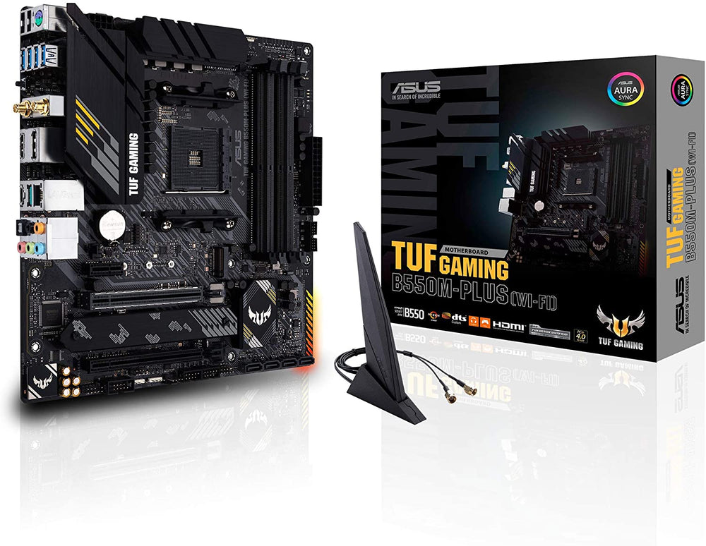ASUS TUF GAMING B550-PLUS AMD (Ryzen AM4) ATX gaming motherboard