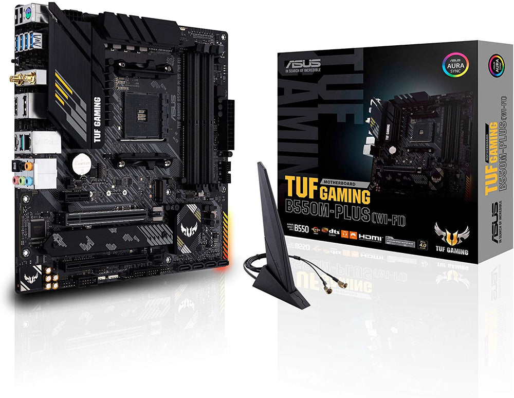 ASUS TUF GAMING B550M-PLUS (WiFi 6) AMD AM4 (3rd Gen Ryzen™) microATX