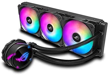 ASUS ROG Strix LC 360 RGB All-in-one AIO Liquid CPU Cooler 360mm Radiator, Intel 115x/2066 and AMD AM4/TR4 Support