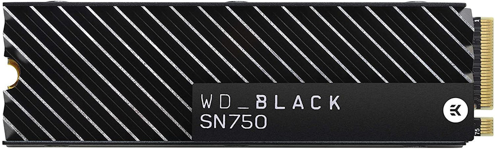 WD_Black SN750 1TB NVMe Internal Gaming SSD with Heatsink - Gen3 PCIe, M.2 2280, 3D NAND