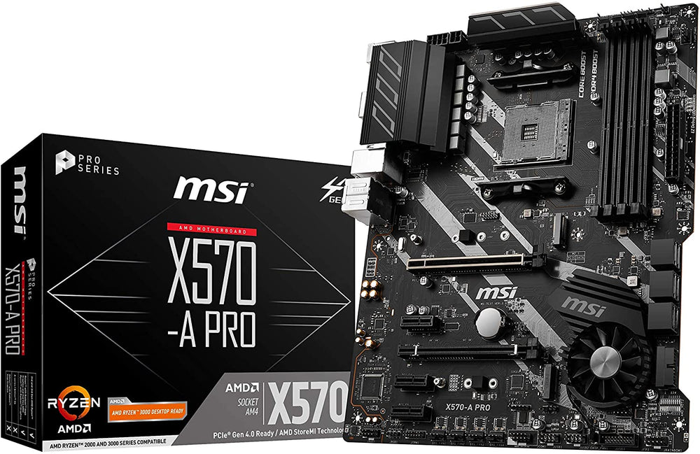 MSI Pro AMD X570 AM4 ATX DDR4-SDRAM Motherboard