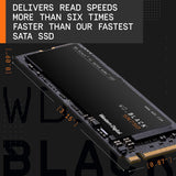 WD Black SN750 500GB NVMe Internal Gaming SSD - Gen3 PCIe, M.2 2280, 3D NAND