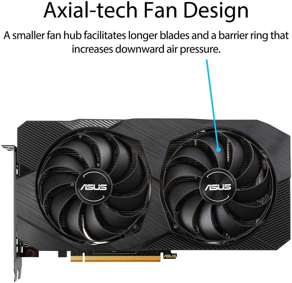 ASUS AMD Radeon RX 5500XT Overclocked O8G GDDR6 Dual Fan EVO Edition HDMI DisplayPort Gaming Graphics Card