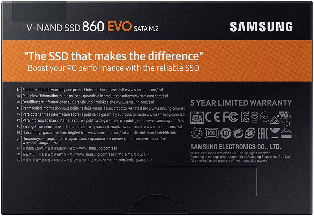 Samsung 860 EVO M.2 500GB SATA M.2 Internal SSD