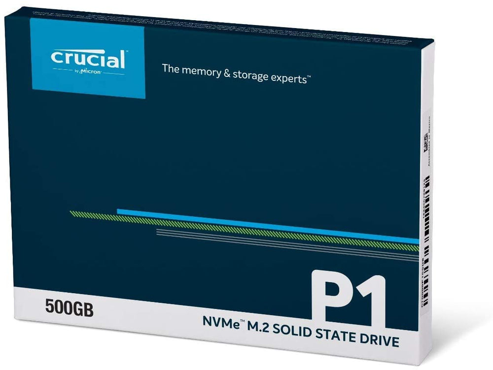 Crucial P1 500GB 3D NAND NVMe PCIe Internal SSD, up to 2000MB/s