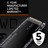 WD_Black SN750 250GB NVMe Internal Gaming SSD - Gen3 PCIe, M.2 2280, 3D NAND