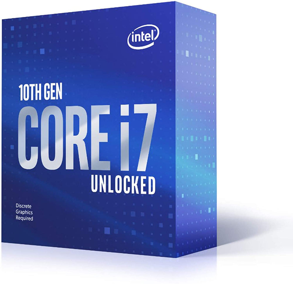 Intel® Core™ i7-10700KF Desktop Processor 8-Core 16-Thread Unlocked up to 5.1 GHz Without Processor Graphics LGA 1200 (Intel® 400 Series chipset)