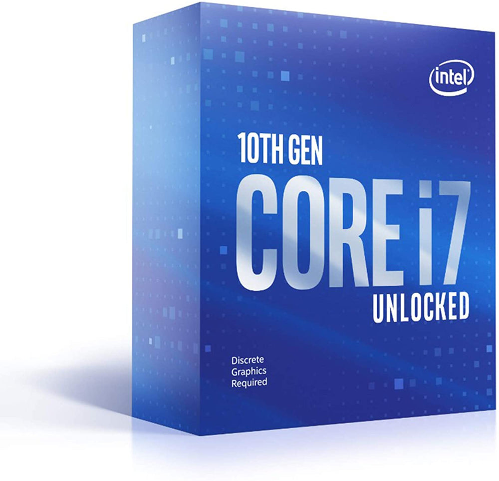 Intel® Core™ i7-10700KF Desktop Processor 8-Core 16-Thread Unlocked up to 5.1 GHz Without Processor Graphics LGA 1200 (Intel® 400 Series chipset)