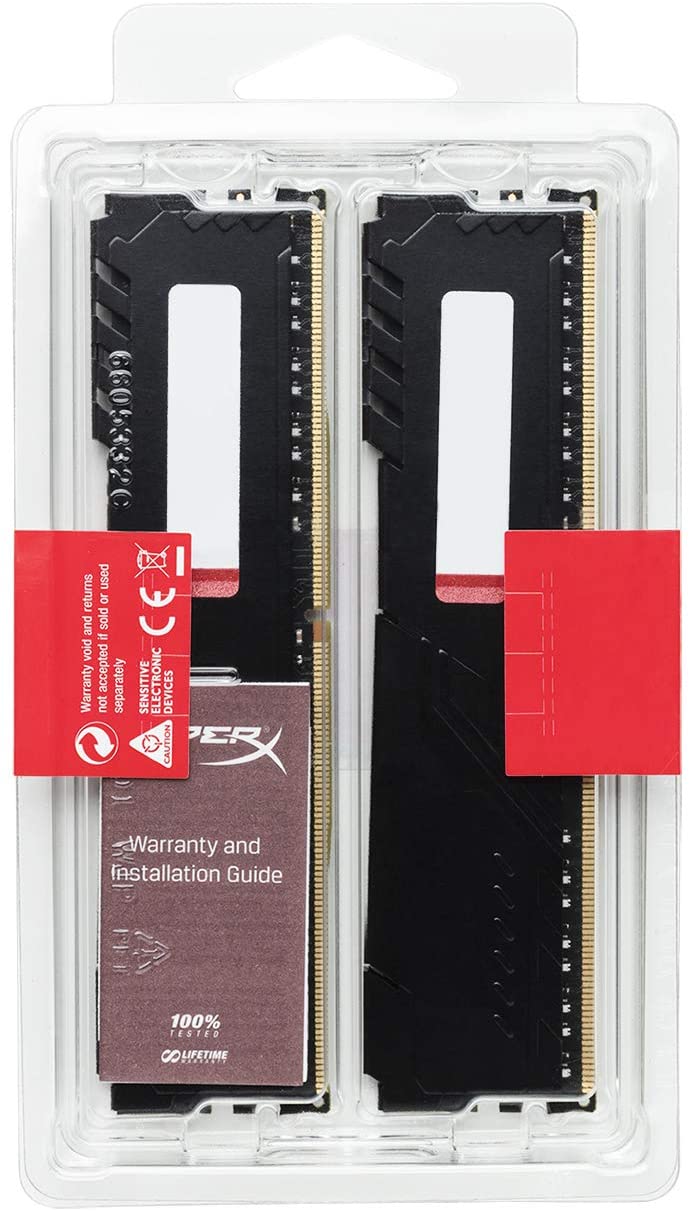 HyperX Kingston 3733MHz DDR4 CL19 DIMM Fury Black, 32GB kit (2 x 16GB)