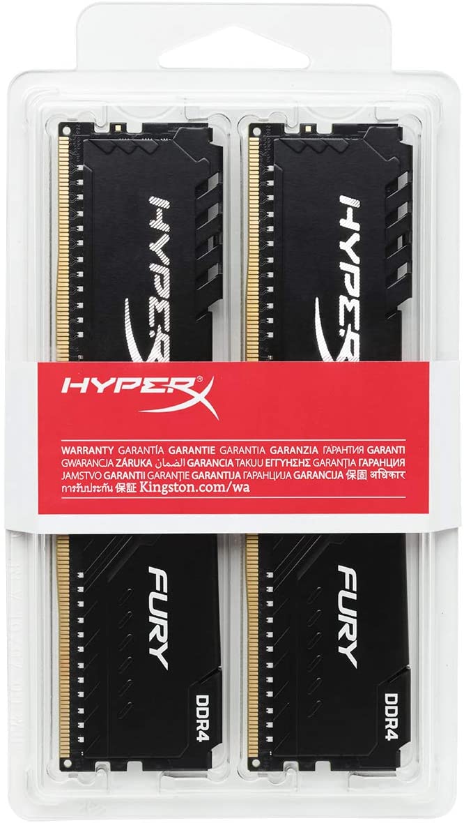 HyperX Kingston 3733MHz DDR4 CL19 DIMM Fury Black, 32GB kit (2 x 16GB)