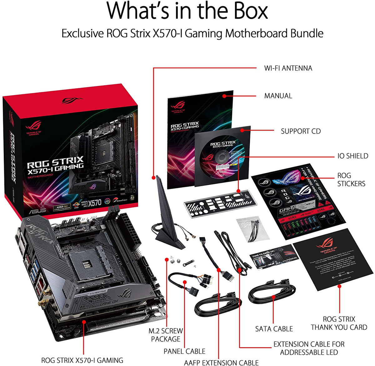 ASUS ROG Strix X570-I Gaming mini-ITX motherboard – RaidBox