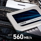 Crucial MX500 1TB 3D NAND SATA 2.5 Inch Internal SSD, up to 560MB/s