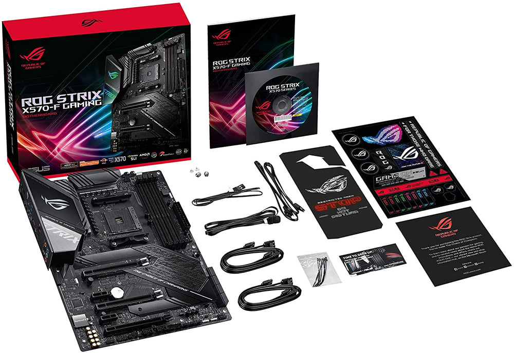 Asus ROG Strix X570-F Gaming ATX Motherboard – RaidBox Asus ROG Strix X570-F Gaming ATX Motherboard – RaidBox
