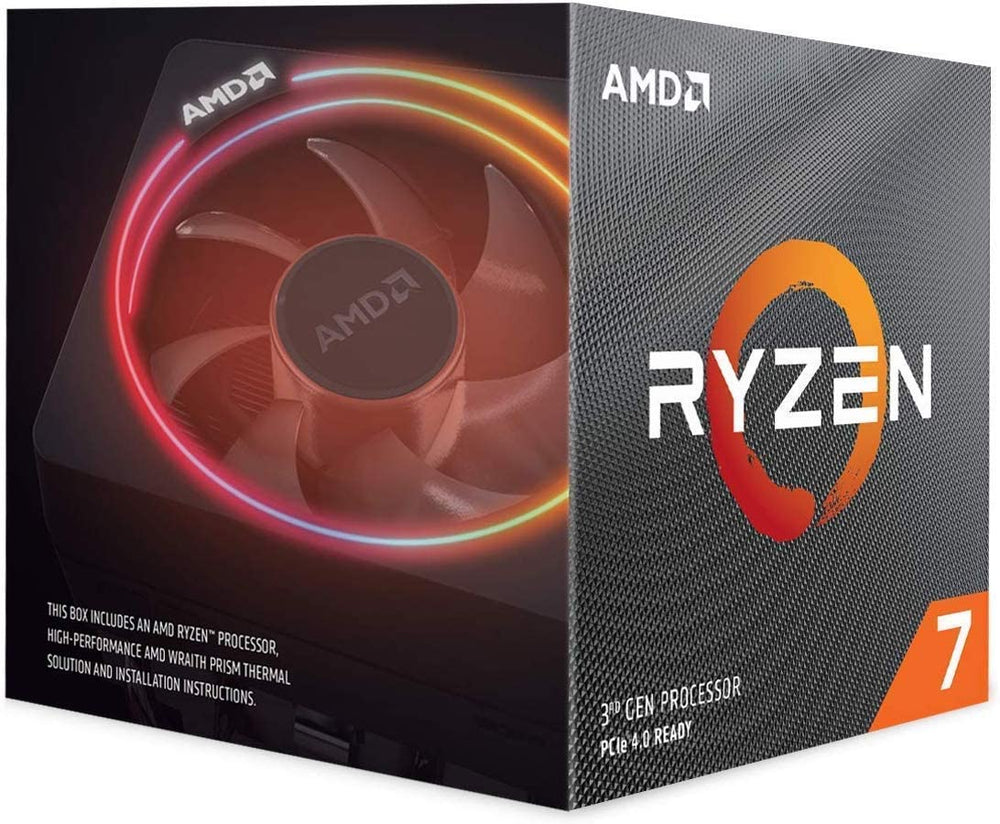 AMD Ryzen 7 3700X 8-core, 16-Thread Unlocked Desktop Processor With Wraith Prism LED Cooler