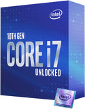 Intel® Core™ i7-10700K Desktop Processor 8-Core 16-Thread up to 5.1 GHz Unlocked LGA 1200 (Intel® 400 Series chipset)