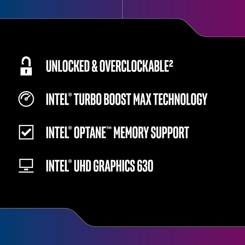 Intel® Core™ i5-9700K Desktop Processor 6-Core 6-Thread Unlocked up to 4.6 GHz LGA 1151 300 Series (BX80684I59600K)