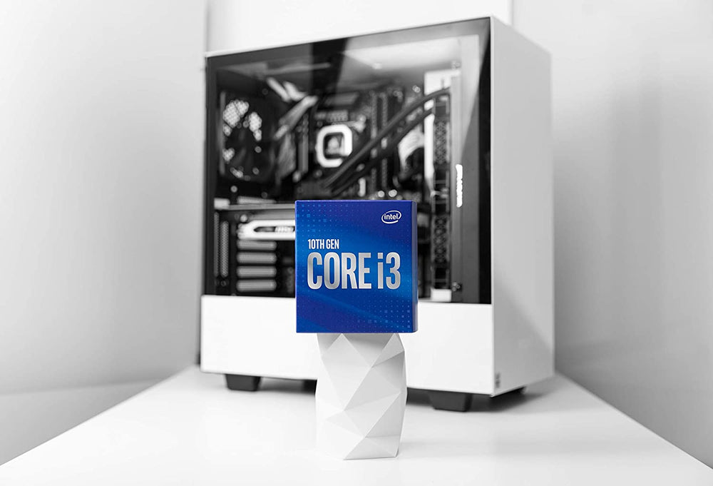 Intel® Core™ i3-10100 Desktop Processor 4-Core 8-Thread up to 4.3 GHz LGA 1200 (Intel® 400 Series chipset)