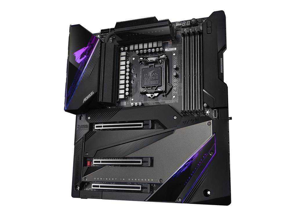 GIGABYTE Z490 AORUS XTREME 16 Phases Digital VRM, Fins-Array II Heatsink, NanoCarbon Baseplate, Thunderbolt 3, ESSential USB DAC, WiFi 6 802.11ax, AQUANTIA 10GbE LAN, 2.5GbE LAN, E-LGA 1200 10th Gen ATX RGB FUSION 2.0