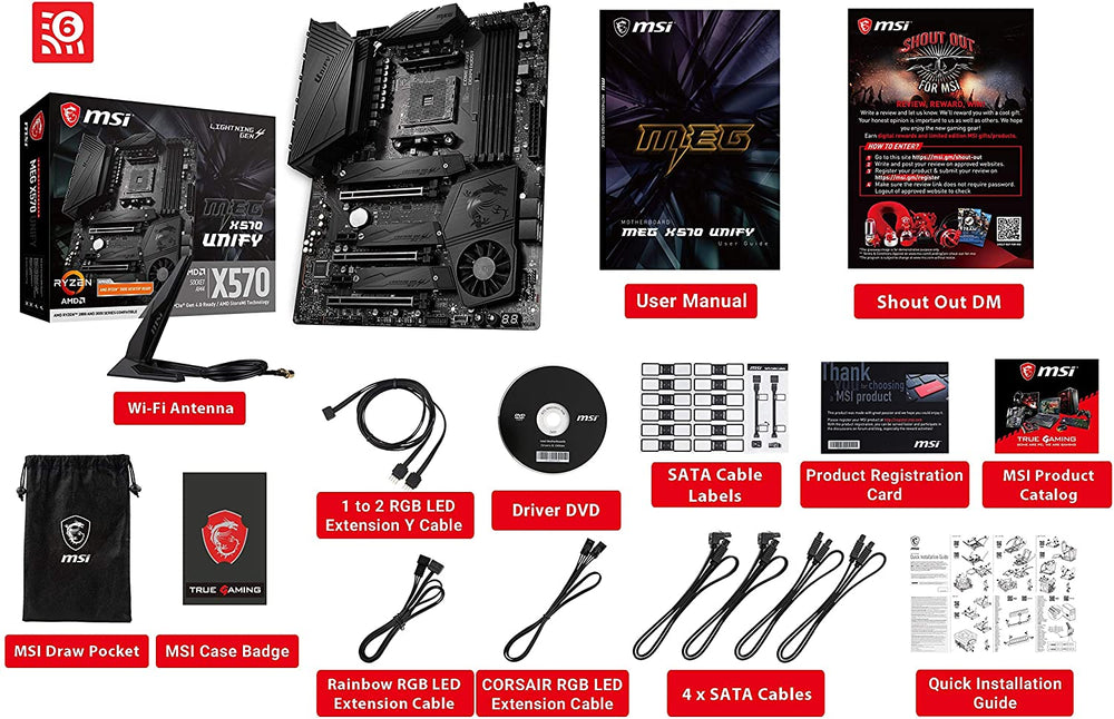 MSI Meg X570 Unify Motherboard – RaidBox - Main Image