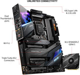 MSI MEG Z490 GODLIKE Gaming Motherboard (E-ATX, 10th Gen Intel Core, LGA 1200 Socket, DDR4, SLI/CF, Triple M.2 Slots, Thunderbolt 3 Type-C, Wi-Fi 6, Mystic Light RGB)