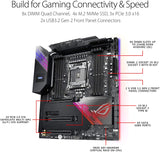 ASUS ROG Rampage VI Extreme Encore Socket 2066 X299 Chipset - Quad Channel DDR4 4266(O.C.), 3xPCIe 3.0 x16, 2xM.2 USB 3.1, Bluetooth - EATX Motherboard, AURA RGB Lighting with Onboard AC WIFI