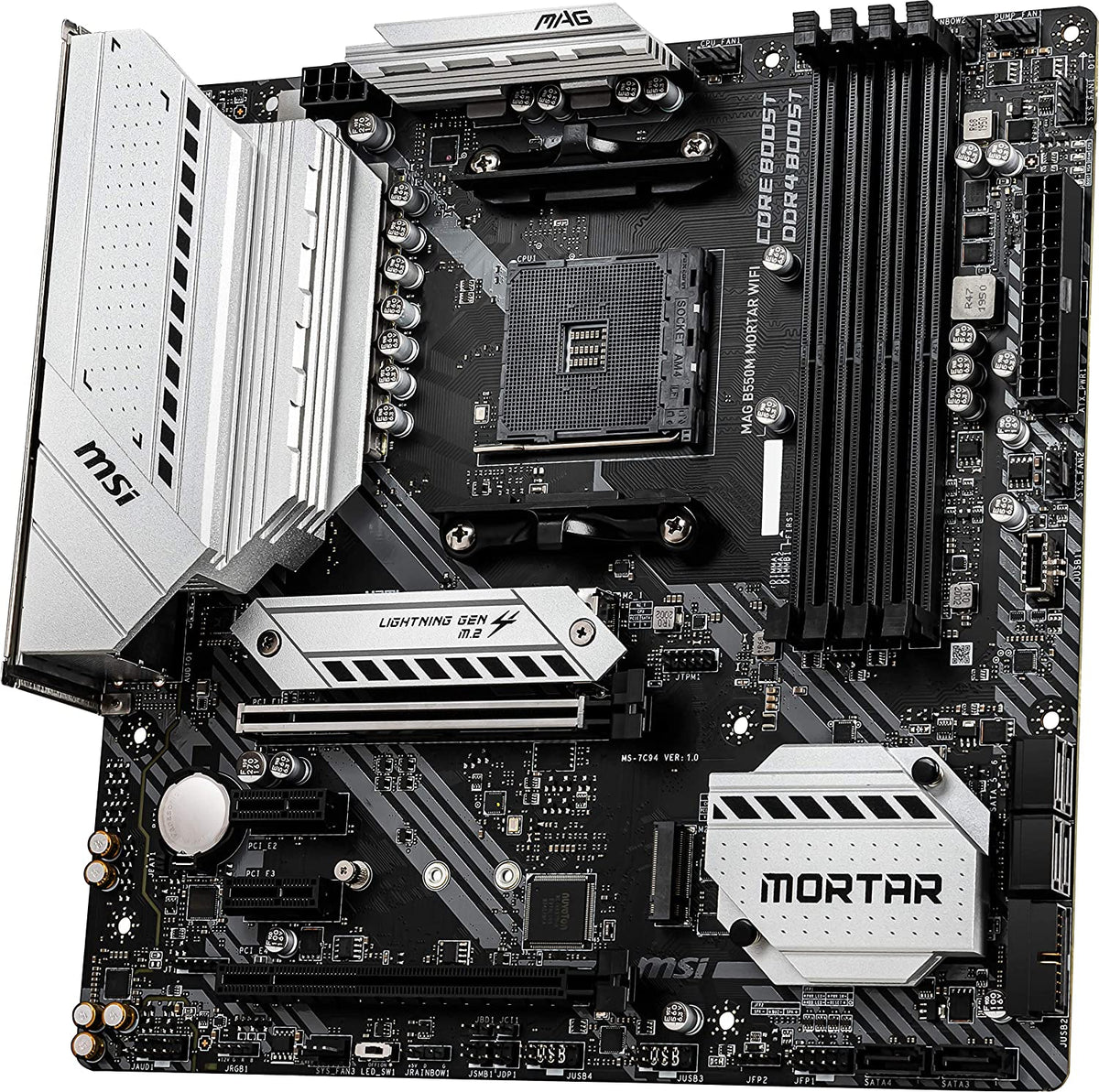 MSI MAG B550M Mortar WiFi Gaming Motherboard – RaidBox