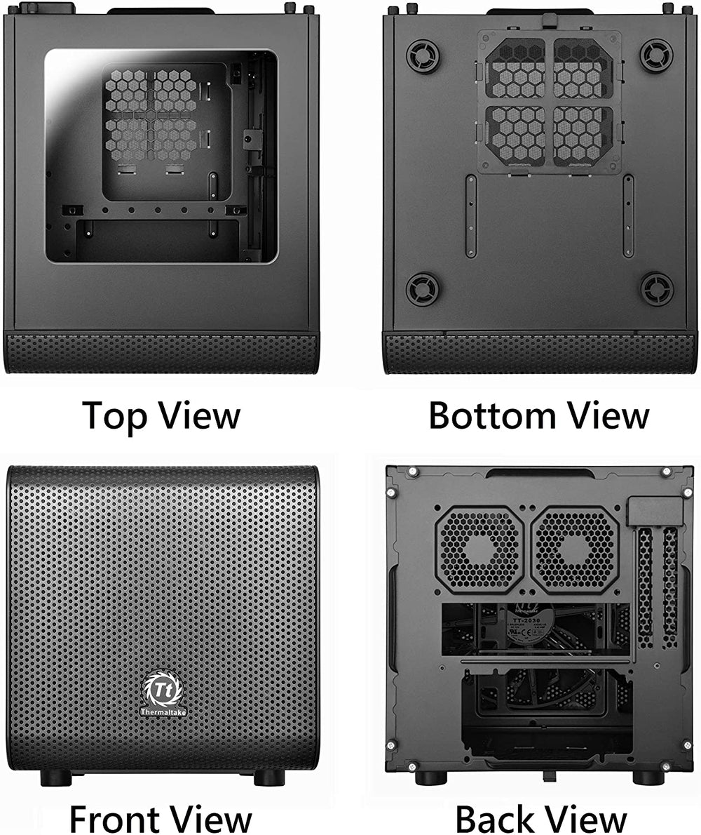 Thermaltake Case Mini Core V1 Black Mini-ITX