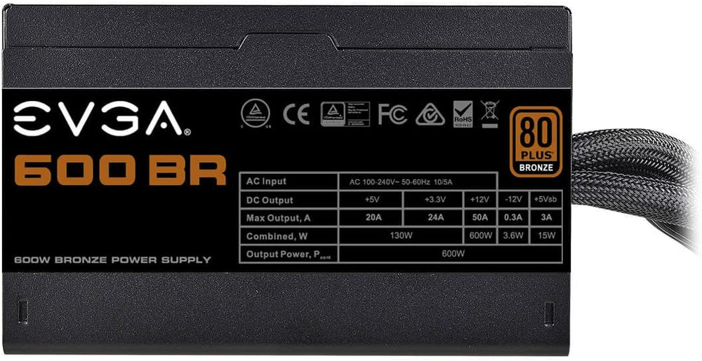 EVGA Power Supply 600W 80+BRONZE