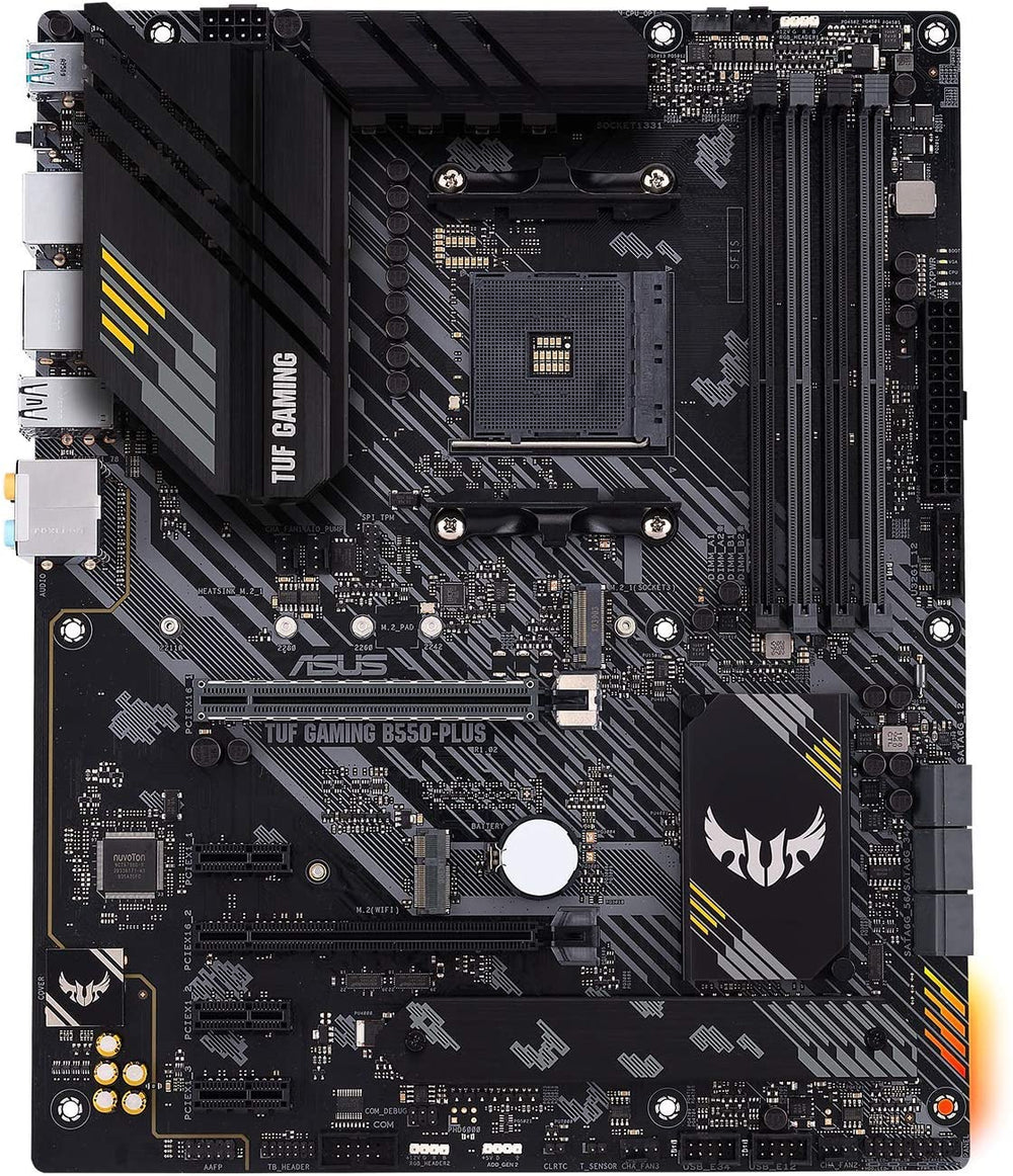 ASUS TUF GAMING B550-PLUS AMD AM4 (3rd Gen Ryzen™) ATX gaming motherboard