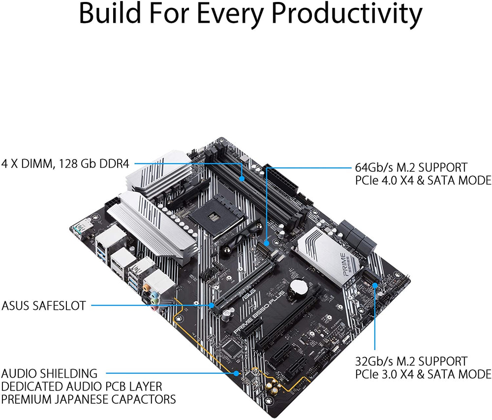 ASUS Prime B550-PLUS AMD AM4 (3rd Gen Ryzen™) ATX motherboard