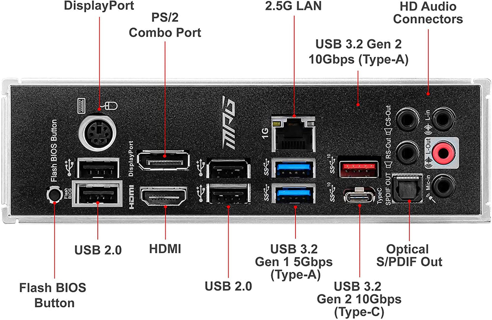 MSI MPG B550 Gaming Plus Gaming Motherboard